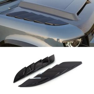 Land Rover Defender Side Bonnet Trim Panel Cover (Gloss Black) for 2020+ Defender 90/110 - Image 2