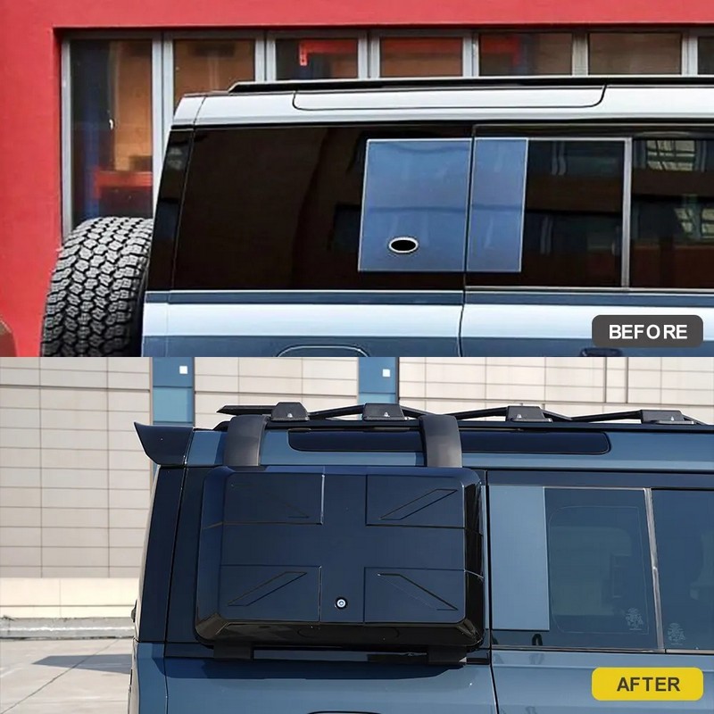 Land Rover Defender Side-Mounted Gear Carrier (Gloss black) for 2020+ Defender 90/110 - Image 6