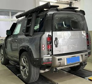 Land Rover Defender Spare Tire Delete Plate (Gray) for 2020+ Defender 90/110 - Image 3