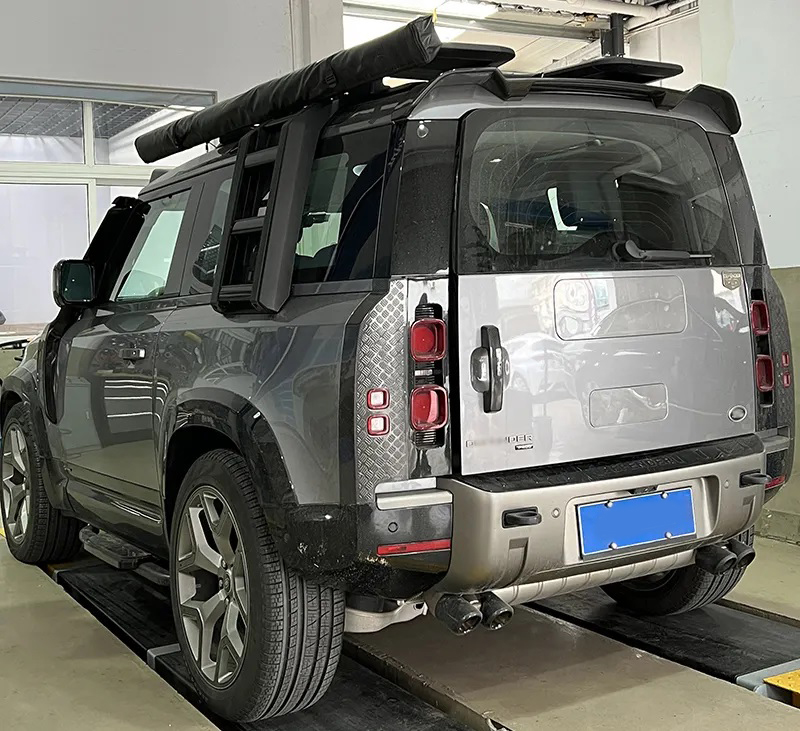 Land Rover Defender Spare Tire Delete Plate (Gray) for 2020+ Defender 90/110 - Image 3