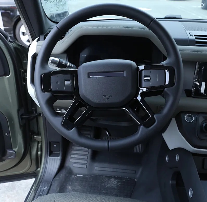 Land Rover Defender Steering Wheel Trim Frame (Gloss black) for 2020+ Defender 90/110 - Image 3