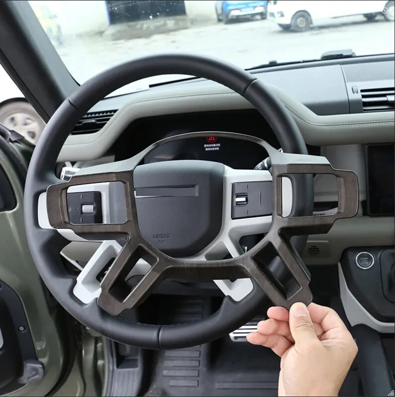 Land Rover Defender Steering Wheel Trim Frame (Gloss black) for 2020+ Defender 90/110 - Image 2