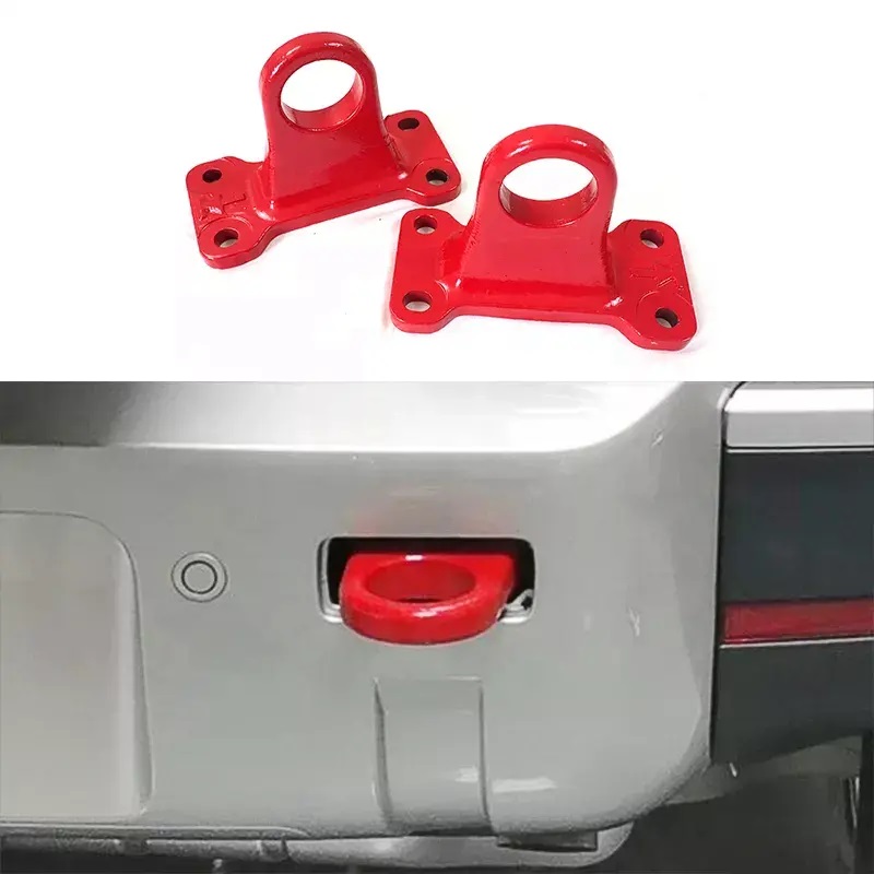 Land Rover Defender Trailer Hook Ring (Red) for 2020+ Defender 90/110 - Image 2