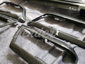 10-pc Carbon Fiber Interior Trim Kit for 20-23 Land Rover Defender 90/110/130 - Image 4