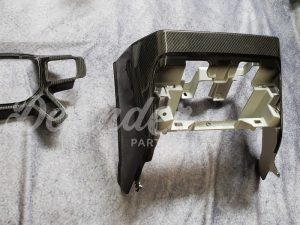 10-pc Carbon Fiber Interior Trim Kit for 20-23 Land Rover Defender 90/110/130 - Image 8