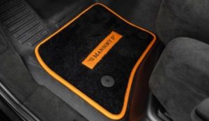 Mansory Exclusive Velour Floor Mats - Leather Edging Long Version for 2020+ Defender 90 (3-door) - Image 2