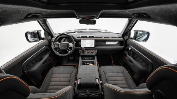 Mansory Carbon Dashboard Panel Logo for 2020+ Defender 90 (3-door)