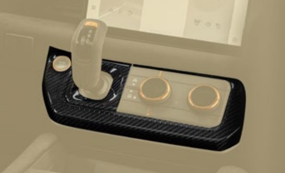 Mansory Carbon Middle Console Surround Part for 2020+ Defender 110 - Image 2