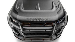 Mansory Front Grill Mask with Illuminated Logo for 2020+ Defender 90 (3-door) - Image 3