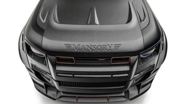 Mansory Side Panels for OEM Engine Bonnet for 2020+ Defender 90 (3-door)