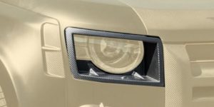 Mansory Headlight Carbon Cover for 2020+ Defender 90 (3-door) - Image 2