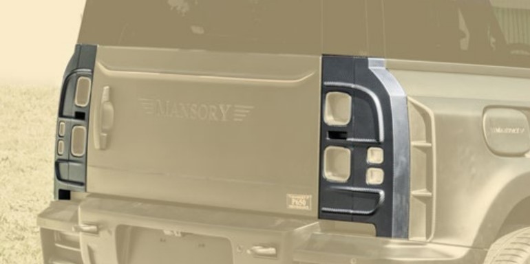 Mansory Rear Light Protection Cover  for 2020+ Defender 90 (3-door) - Image 2