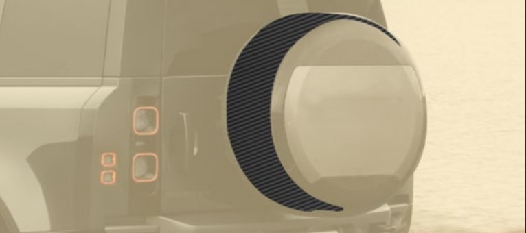 Mansory Spare Wheel Cover Frame for 2020+ Defender 110 - Image 2