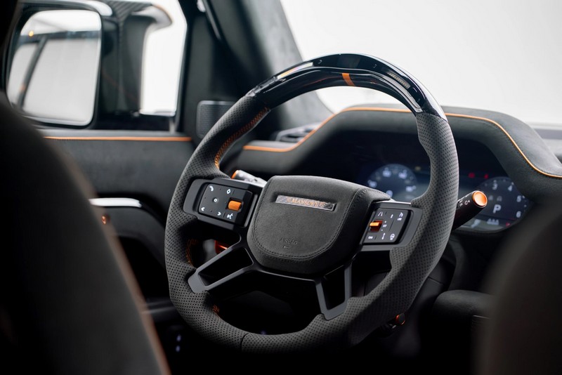 Sport Steering Wheel with Display with MANSORY Logo for 2020+ Defender 110