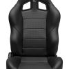 Baja XRS Black Vinyl/Black HD Vinyl Reclining Suspension Seat - Image 3