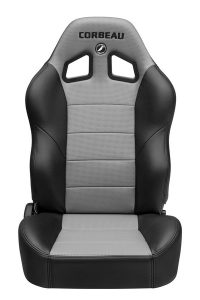 Baja XRS Black Vinyl/Grey HD Vinyl Reclining Suspension Seat - Image 4