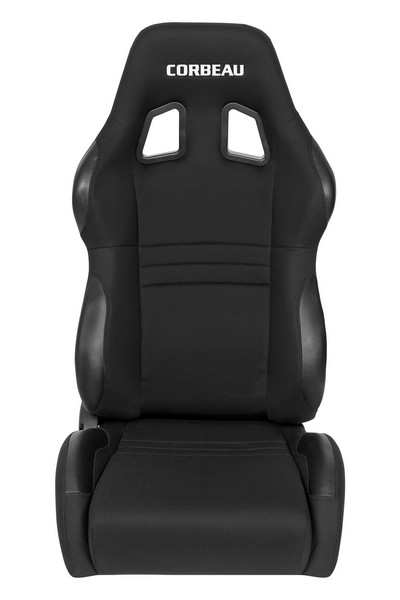 Corbeau A4 Black Microsuede Reclining Racing Seat - Image 3