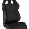 Corbeau A4 Black Cloth Wide Reclining Racing Seat