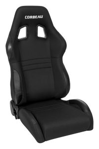 Corbeau A4 Black Microsuede Reclining Racing Seat