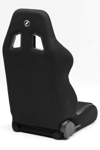 Corbeau A4 Black Microsuede Reclining Racing Seat - Image 4