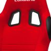 Corbeau A4 Red Cloth Reclining Racing Seat - Image 3