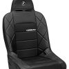 Corbeau Baja JP Black HD Vinyl/Cloth Wide Fixed Back Suspension Seat