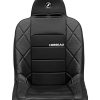 Corbeau Baja JP Black HD Vinyl/Cloth Wide Fixed Back Suspension Seat - Image 2