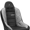 Corbeau Baja JP Black Vinyl/Grey HD Vinyl Fixed Back Suspension Seat