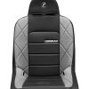 Corbeau Baja JP Black Vinyl/Grey HD Vinyl Wide Fixed Back Suspension Seat - Image 2