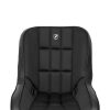 Corbeau Baja Low Back Black Vinyl/Cloth Fixed Back Suspension Seat