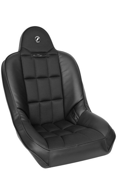 Corbeau Baja SS Black Vinyl/Cloth Fixed Back Suspension Seat