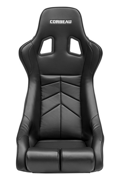Corbeau DFX Black Vinyl - Fixed Back Racing Seat - Image 3