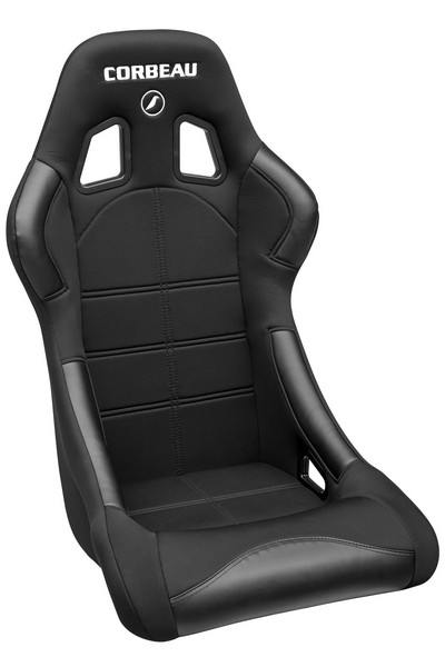 Corbeau Forza Black Cloth Wide - Fixed Back Racing Seat