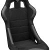 Corbeau Forza Black Microsuede - Fixed Back Racing Seat
