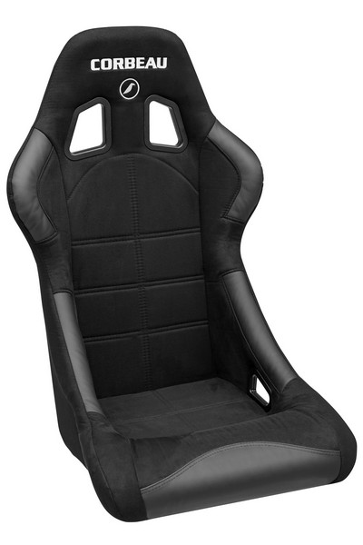 Corbeau Forza Black Microsuede - Fixed Back Racing Seat
