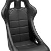 Corbeau Forza Black Vinyl - Fixed Back Racing Seat