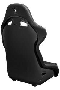 Corbeau FX1 Black Cloth/Vinyl - Fixed Back Racing Seat - Image 4