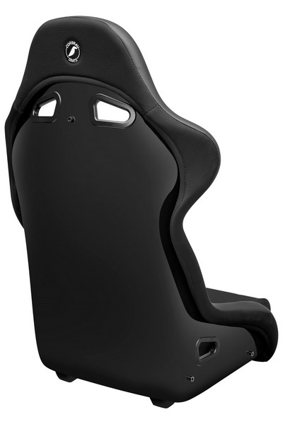 Corbeau FX1 Black Cloth/Vinyl - Fixed Back Racing Seat - Image 4