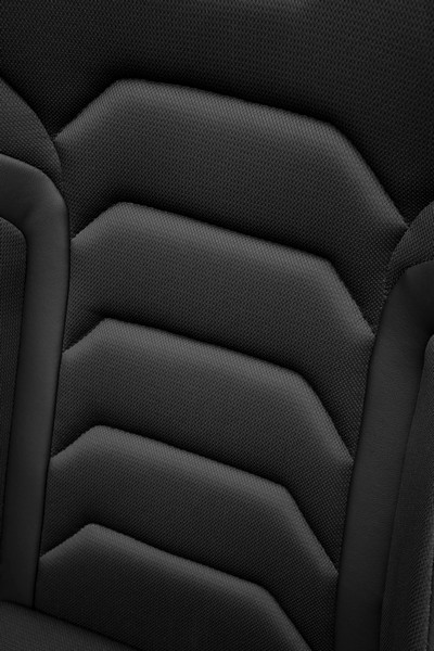 Corbeau FX1 Black Cloth/Vinyl - Fixed Back Racing Seat - Image 5