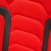 Corbeau FX1 Red Cloth/Black Vinyl - Fixed Back Racing Seat - Image 5