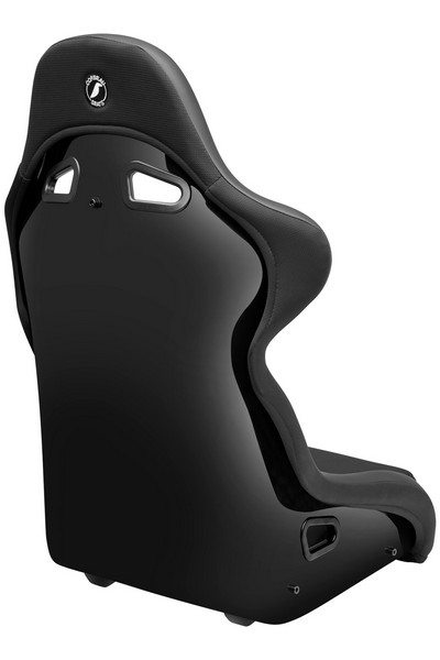 Corbeau FX1 Wide Black Cloth/Vinyl - Fixed Back Racing Seat - Image 4