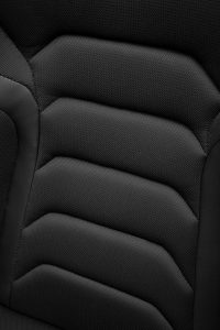 Corbeau FX1 Wide Black Cloth/Vinyl - Fixed Back Racing Seat - Image 5