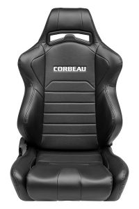 Corbeau LG1 Black Vinyl - Reclining Seat - Image 3