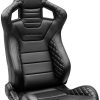 Corbeau RRS Black Vinyl Diamond/Black Stitch - Reclining Seat