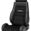 GTS II Black Leather/Microsuede Reclining Seat