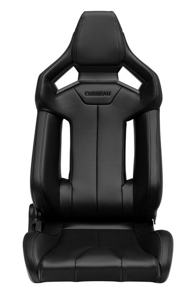 Corbeau FXR Black Vinyl/Black FRP Shell Reclining Seat - Image 2