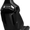 Corbeau FXR Black Vinyl/Black FRP Shell Reclining Seat - Image 3