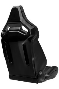 Corbeau FXR Black Vinyl/Black FRP Shell Reclining Seat - Image 3
