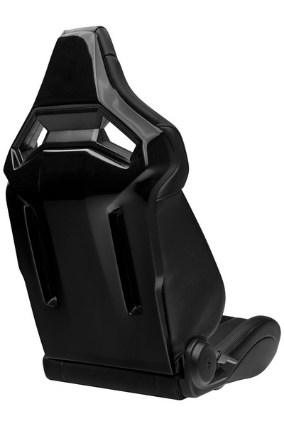 Corbeau FXR Black Vinyl/Black FRP Shell Reclining Seat - Image 3