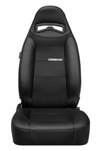 Corbeau Moab Black Vinyl/Cloth Reclining Seat - Image 3